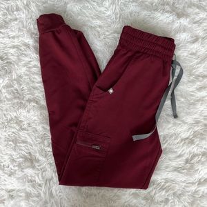 High waisted Zamora- maroon